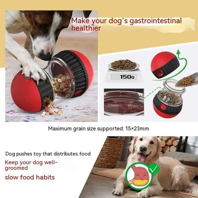 Food Dispensing Dog Toy Tumbler Leaky Food Ball Puzzle Toys Interactive Slowly Feeding Protect Stomach Increase Intelligence Pets Toy Pet Products Meifu Market