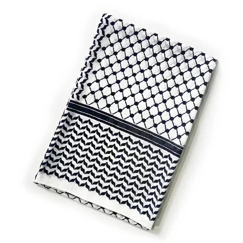 lightweight chiffon scarf | breathable plaid shawl | large square scarf | ultrasonic cleaning