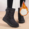 waterproof snow boots for women | thermal insulated winter boots | plush lined ankle boots | ultrasonic cleaning