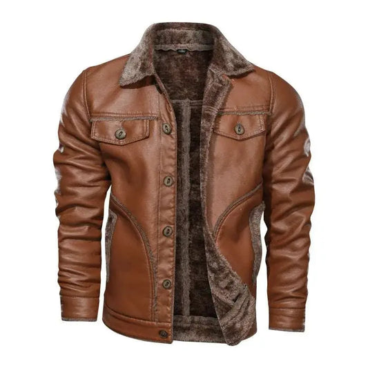 Classic Biker Leather Jacket - Premium Quality, Timeless Style