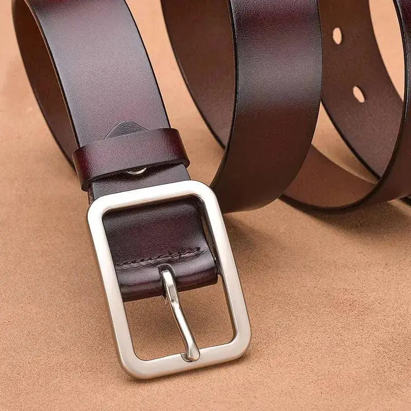 genuine leather belt | adjustable belt buckle | premium cowhide leather | ultrasonic cleaning