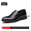 Cowhide Business Formal Wear Men's Slip-on Invisible Height Increasing Leather Shoes Meifu Market