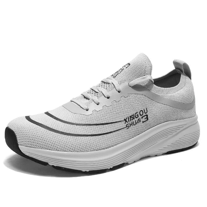 wide sole flyknit mesh shoes | breathable mesh running shoes | extra wide fit sneakers | ultrasonic cleaning