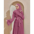 modest lace abaya | pleated kaftan dress | long sleeve prayer dress | energy saving