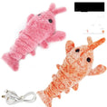 Pet Toys Electric Jumping Shrimp USB Charging Simulation Lobster Funny Cat Plush Pets Toy Meifu Market