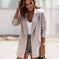 Autumn And Winter Long-sleeve Double-breasted Blazer - Meifu Market