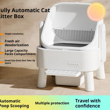 Fully Automatic Intelligent Litter Box Closed Oversized Meifu Market