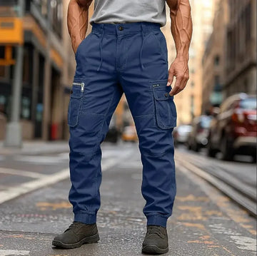 European And American Men's Oversized Trousers Fashion Multicolor Leisure Tappered Overalls
