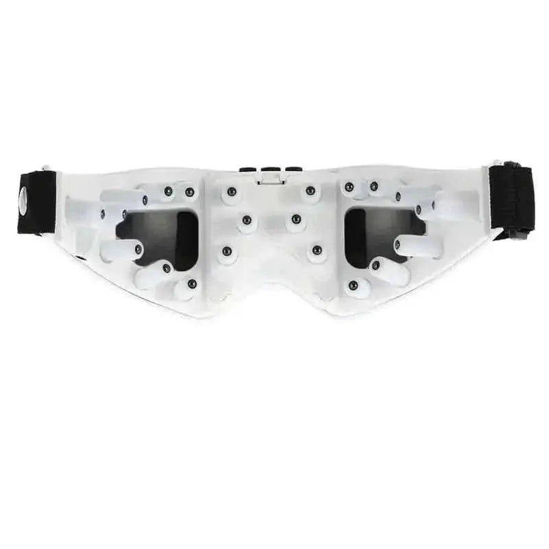 heated eye massager glasses | ergonomic eye massager | bluetooth eye massager with music | ultrasonic cleaning