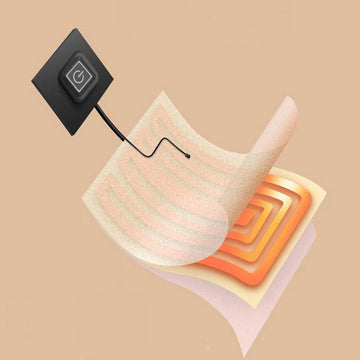 heated neck warmer | rechargeable heating scarf | cold weather gear | energy saving