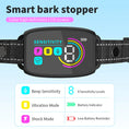 Smart Automatic Anti Barking Dog Collar Rechargeable Bark Stopper Stop Barking HD Digital Display IP67 Waterproof Collar For Dogs Pet Products Meifu Market