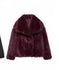 plush sherpa coat for women | long winter coat with lapel | thickened warm jacket | ultrasonic cleaning