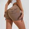 high-waisted compression shorts | quick-dry nylon fabric | 4-way stretch material | energy saving
