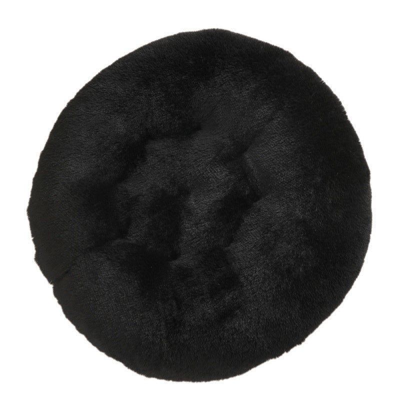 Round Pet Mat Dog Bed Plush Warm Sleep Dog Bed Cathouse Doghouse Meifu Market