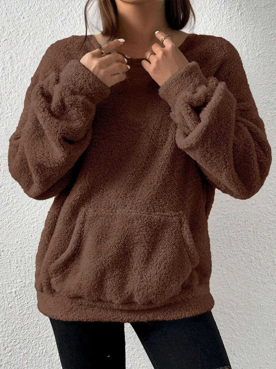 Women's Casual Fashion Solid Color Long-sleeved Sweater Meifu Market