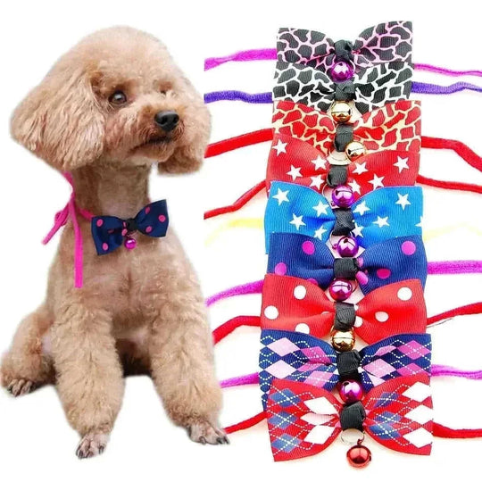 personalized pet bow tie | adjustable dog collar bow | cat bow tie accessories | energy saving
