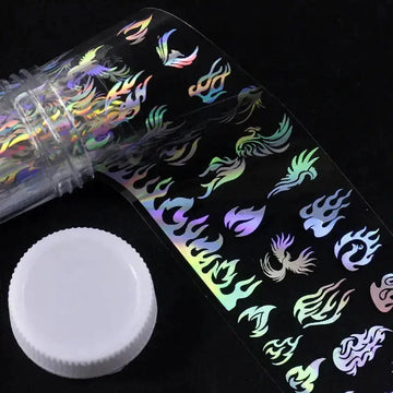 nail art stickers waterproof | gel nail wraps long lasting | salon quality nail decals | energy saving