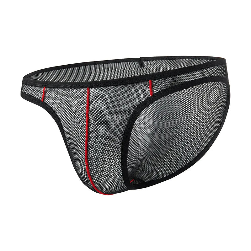 Men's Mesh Sexy Low Waist Transparent Ice Silk Thin Meifu Market