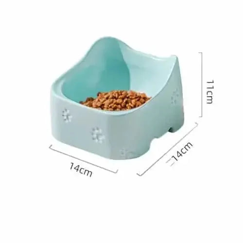 ceramic pet bowl | non-toxic ceramic dog bowl | heavy-duty ceramic cat bowl | energy saving