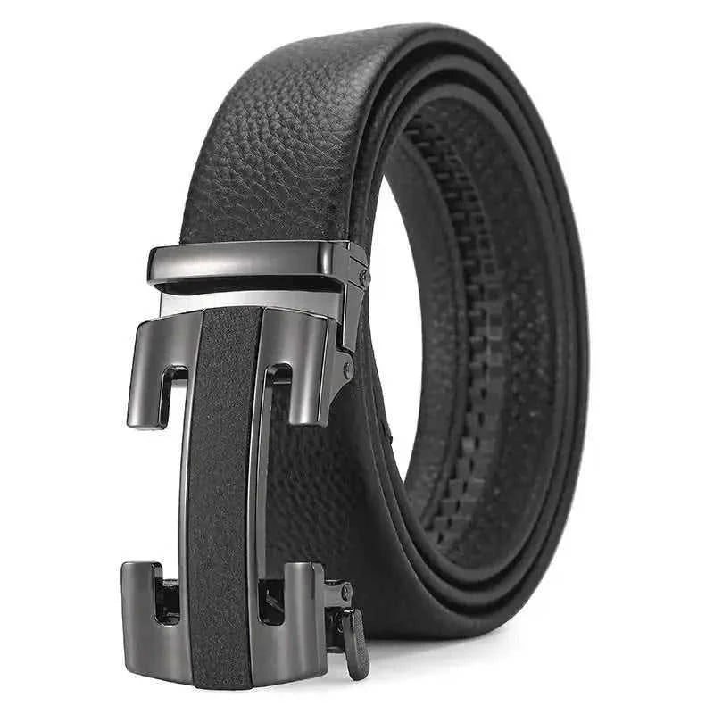 Genuine Leather Automatic Pure Leather Belt Boys Style 10 - available style options