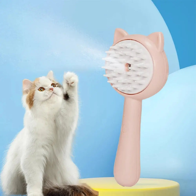 Hair Cleaning Brush With Mist Multifunctional Cat Grooming Brush Rechargeable Self Cleaning Slicker Brush For Pets Dogs & Catsb Pet Products Meifu Market