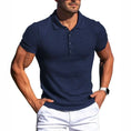 mercerized cotton polo shirt | slim fit polo shirt | short sleeve mens polo | ultrasonic cleaning