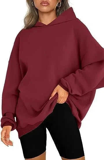 oversized hooded sweater | loose fit pullover | womens cozy hoodie | ultrasonic cleaning