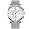 stainless-steel mesh band | 40mm case diameter | sapphire crystal glass | energy saving