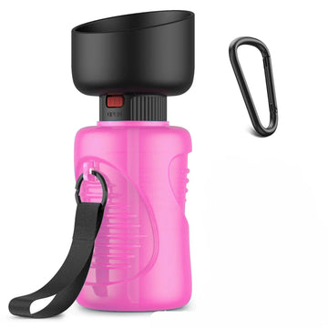 Dog Water Bottle - Foldable Travel Dispenser Portable 520ml
