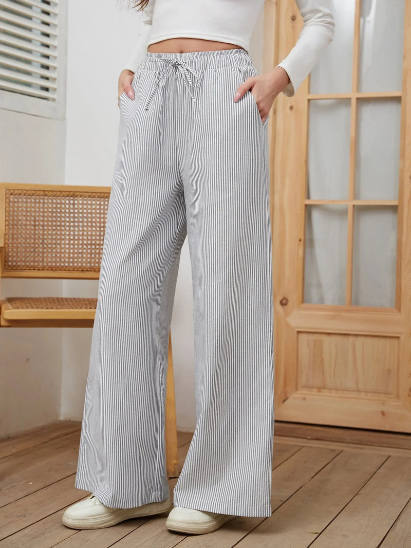 Women's Fashionable Wide Leg Pants Meifu Market