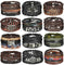 braided leather bracelet for men | vintage charm wood beads | adjustable wrap wristband | energy saving