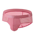 Men's Large Mesh Low Waist Wide Belt Briefs Meifu Market