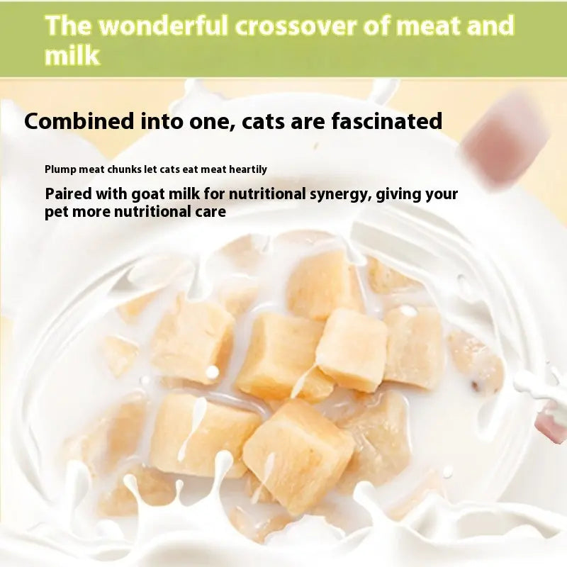 Cat Snacks Goats 'milk Steamed Meat Dumpling Canned Cat Food Meifu Market