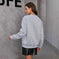 Loose Slimming Bow Long Sleeve Sweater Meifu Market