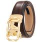 Fashion Men's Leather Belt Alloy Automatic Buckle meifu market
