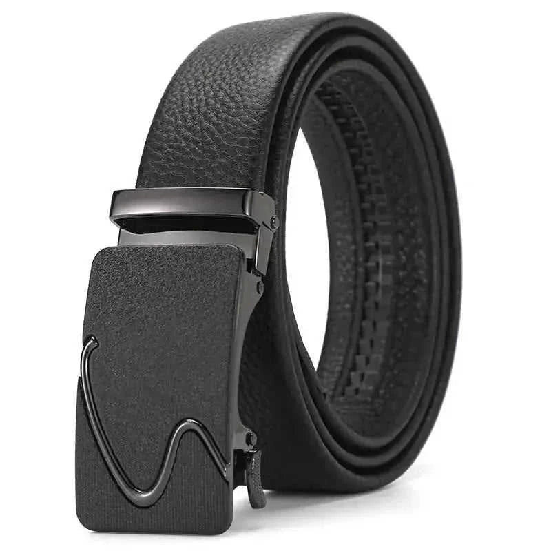 Genuine Leather Automatic Pure Leather Belt Boys Style 10 - available style options