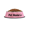 non-slip pet food bowl | personalized name dog bowl | heavy-duty pet water dish | energy saving