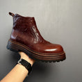 Retro Chelsea Men's Winter Worker Boot Mid-top British Meifu Market