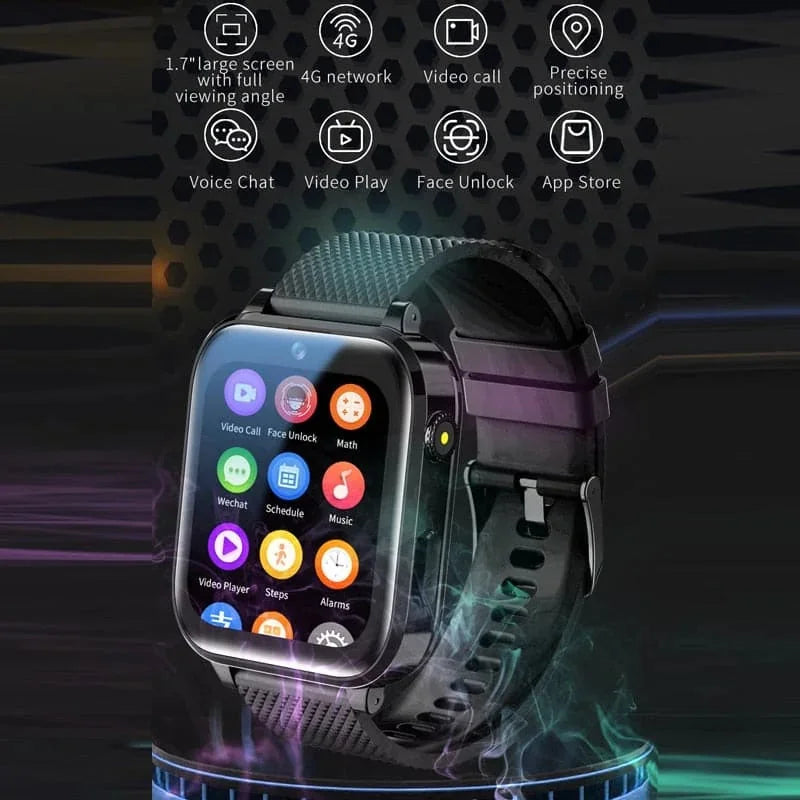 real-time location tracker | school safe mode | pedometer and sleep monitor | energy saving