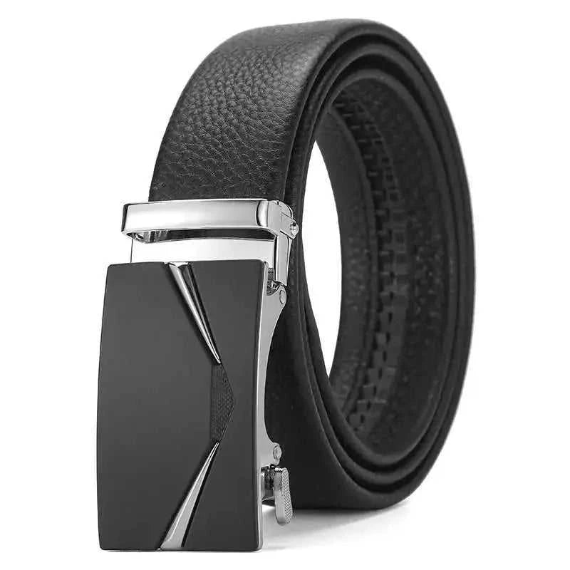Genuine Leather Automatic Pure Leather Belt Boys Style 10 - available style options