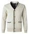 fleece-lined cardigan | cotton knitwear coat | winter dad coat | energy saving