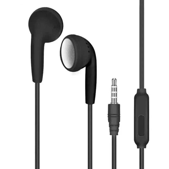 wired earphones with microphone | 35mm audio jack headphones | noise isolating in-ear headphones | energy saving