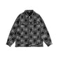 Plaid Denim Coat Top Jacket Meifu Market