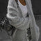 cashmere blend cardigan | oversized fit sweater | longline knitwear | ultrasonic cleaning