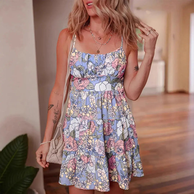 pleated sleeveless dress | sling dress for women | summer sleeveless dress | ultrasonic cleaning