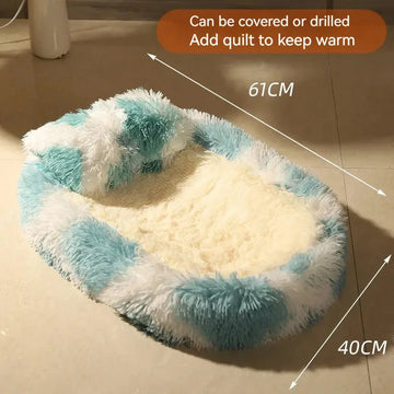washable wool pet bed | large oval dog bed | orthopedic cat bed | ultrasonic cleaning