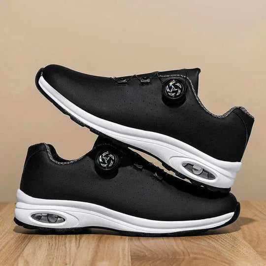 Men's Lightweight Casual Shoes - Soft Shock-Absorbing Sneakers Low Top All-Match White - lifestyle usage image