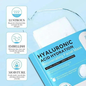 hyaluronic acid sheet mask | acne treatment face mask | moisturizing skincare set | energy saving
