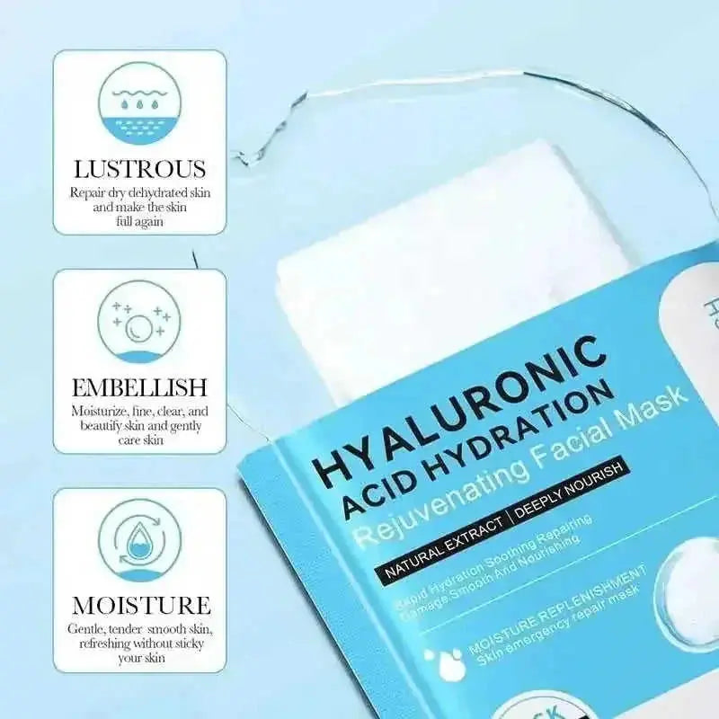BIOAQUA Hyaluronic Acid Face Mask skincare Moisturizing Anti Acne - Meifu Market