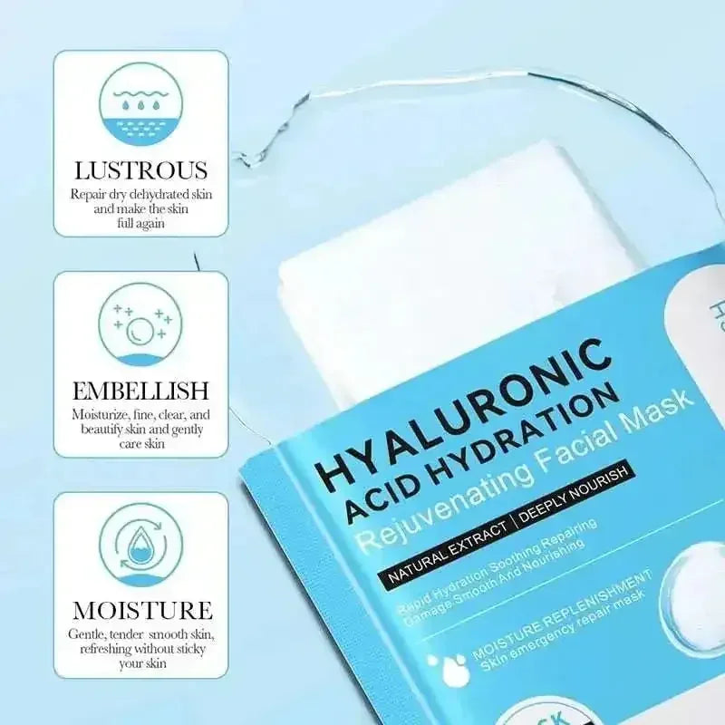 BIOAQUA Hyaluronic Acid Face Mask skincare Moisturizing Anti Acne - Meifu Market